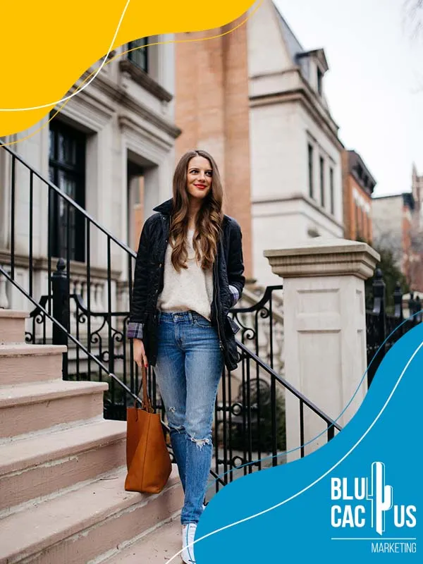 BluCactus-Moda-Marketing-chica-posando-en-las-escaleras