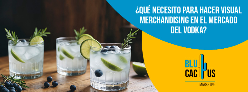 Blucactus -visual merchandising vodka - banner